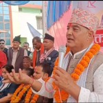 मनिकापुरमा एमाले–राप्रपाको संयुक्त चुनावी सभा